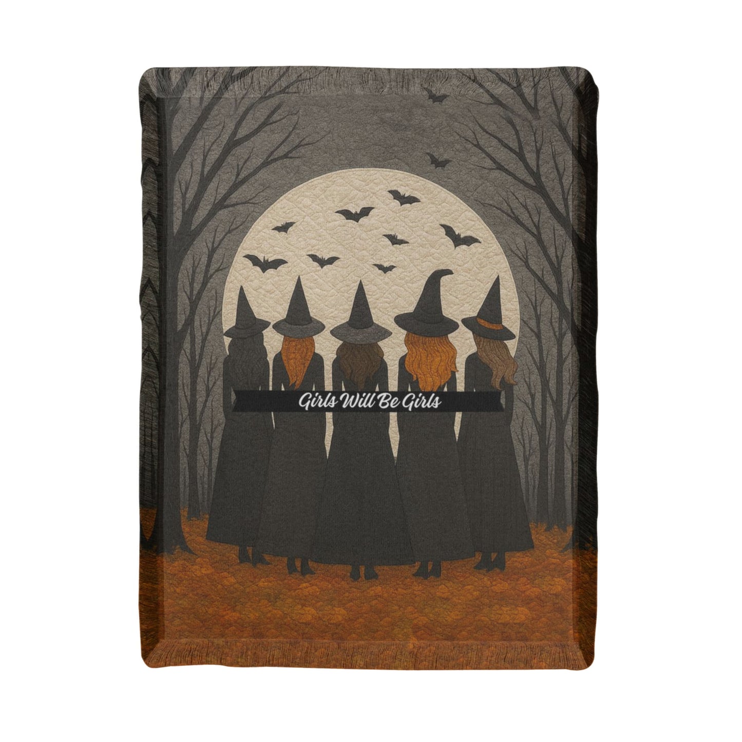 Girls Will Be Girls Halloween Blanket