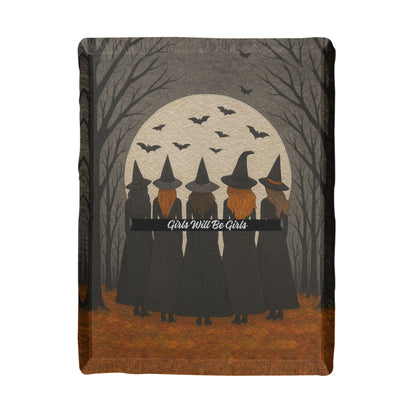 Girls Will Be Girls Halloween Blanket