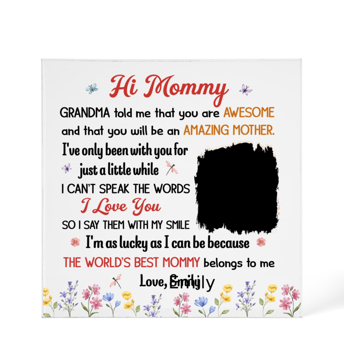 Printed Acrylic Block