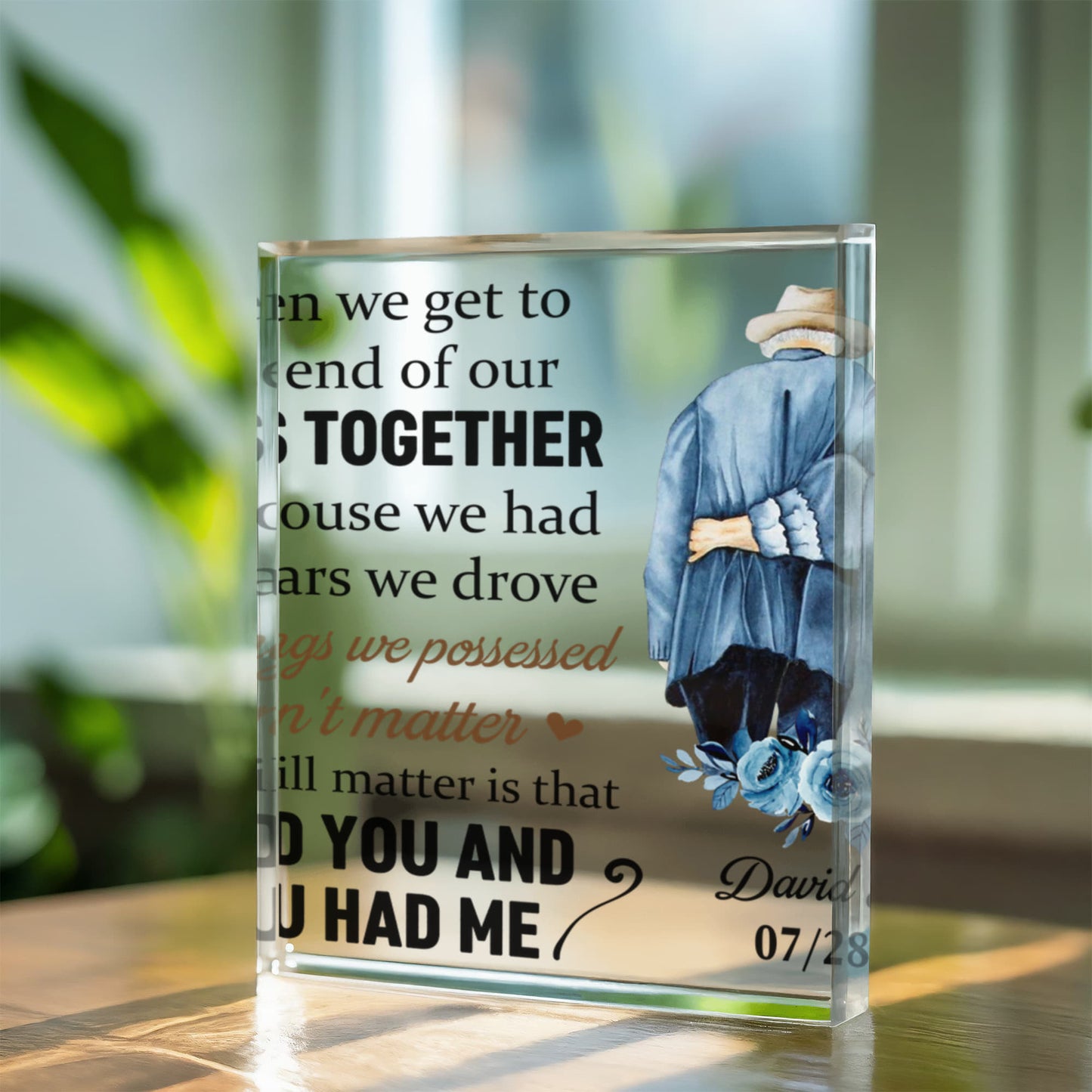 Printed Acrylic Block