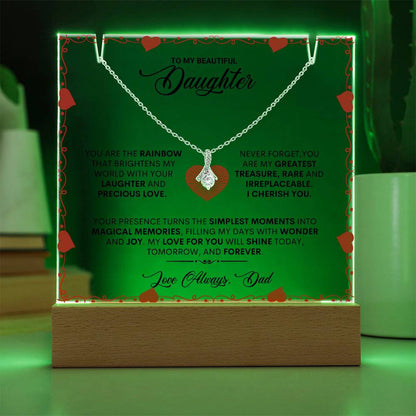 Alluring Beauty Keepsake Acrylic Bundle with Alluring Beauty Necklace-10