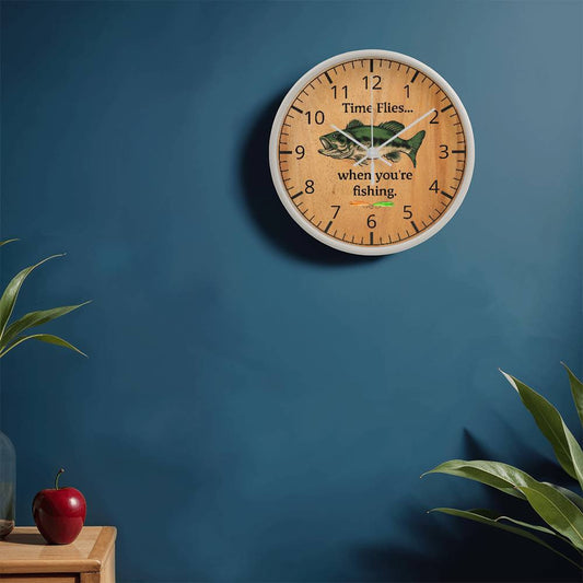 Wooden Frame 10inch Wall Clock-CM