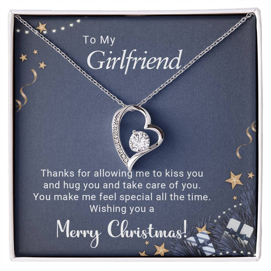forever love necklace for girlfriend christmas gift
