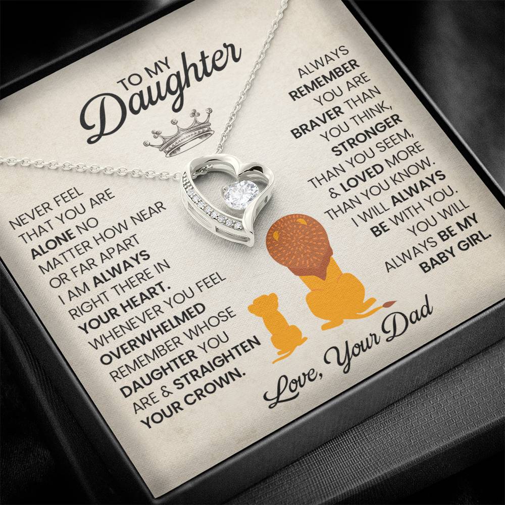 inspirational necklace for daughter birthday