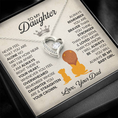 inspirational necklace for daughter birthday