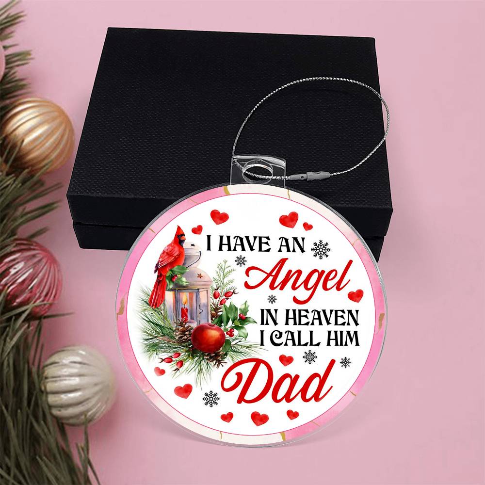 loss of father memorial ornament holiday keepsake
