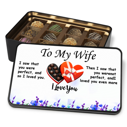 CHOCOLATE TRUFFLES TO MY WIFE - I LOVE YOU - YERTIZZ.COM