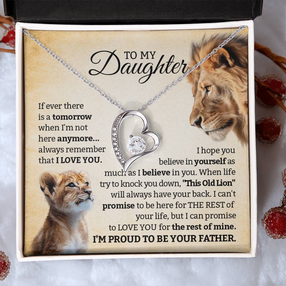 proud father inspirational jewelry for daughter