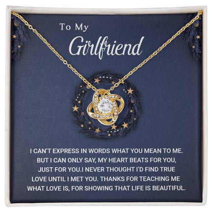 romantic necklace gift for anniversary or valentine’s day
