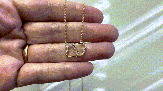 To Navy Veteran Wife-I love You Forever and Always, Everlasting Love Necklace, Jewelry, Gift