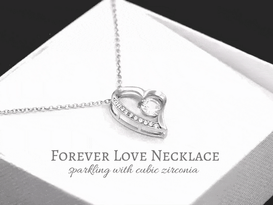 Forever Love Necklace, Valentines, Jewelry Gift, To My Sister