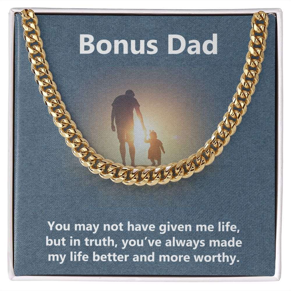 Cuban Linked Chain, Jewelry, Gift, Bonus Dad