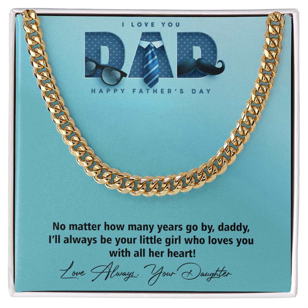 Cuban Linked Chain, Jewelry, Gift, Father's Day, Fathers Day, Father, Dad