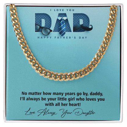 Cuban Linked Chain, Jewelry, Gift, Father's Day, Fathers Day, Father, Dad