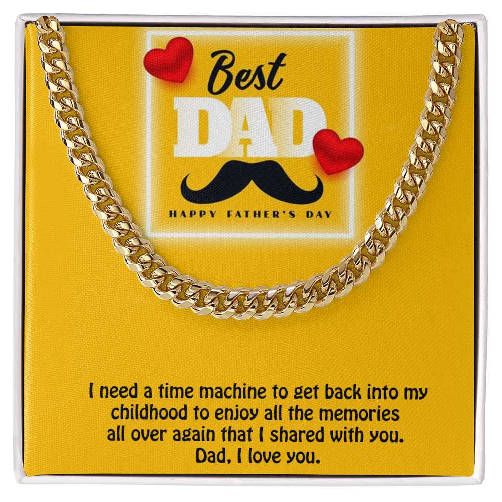 Cuban Linked Chain, Gift, Jewelry, Gift, Father's Day, Fathers Day, Father, Dad