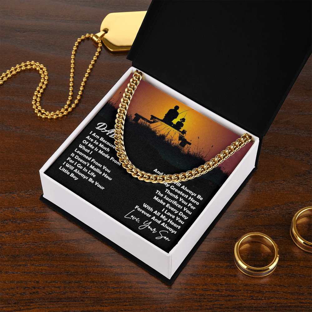 Cuban Linked Chain, Jewelry, Gift, Father, Dad