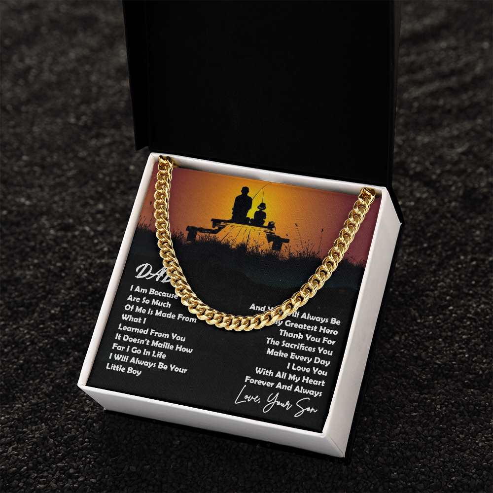 Cuban Linked Chain, Jewelry, Gift, Father, Dad
