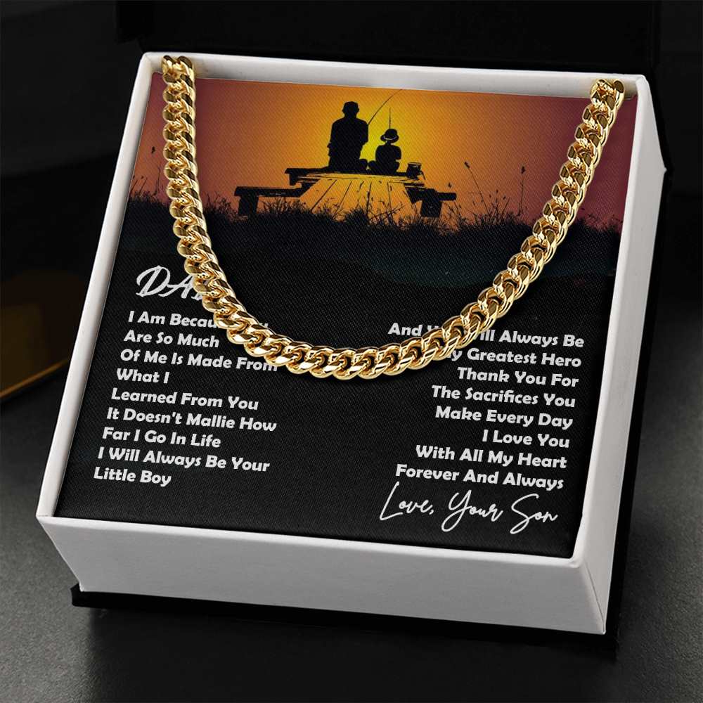 Cuban Linked Chain, Jewelry, Gift, Father, Dad