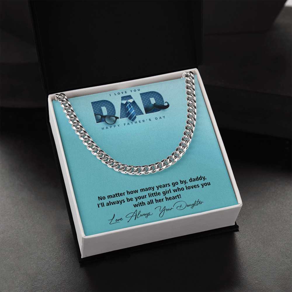 Cuban Linked Chain, Jewelry, Gift, Father's Day, Fathers Day, Father, Dad
