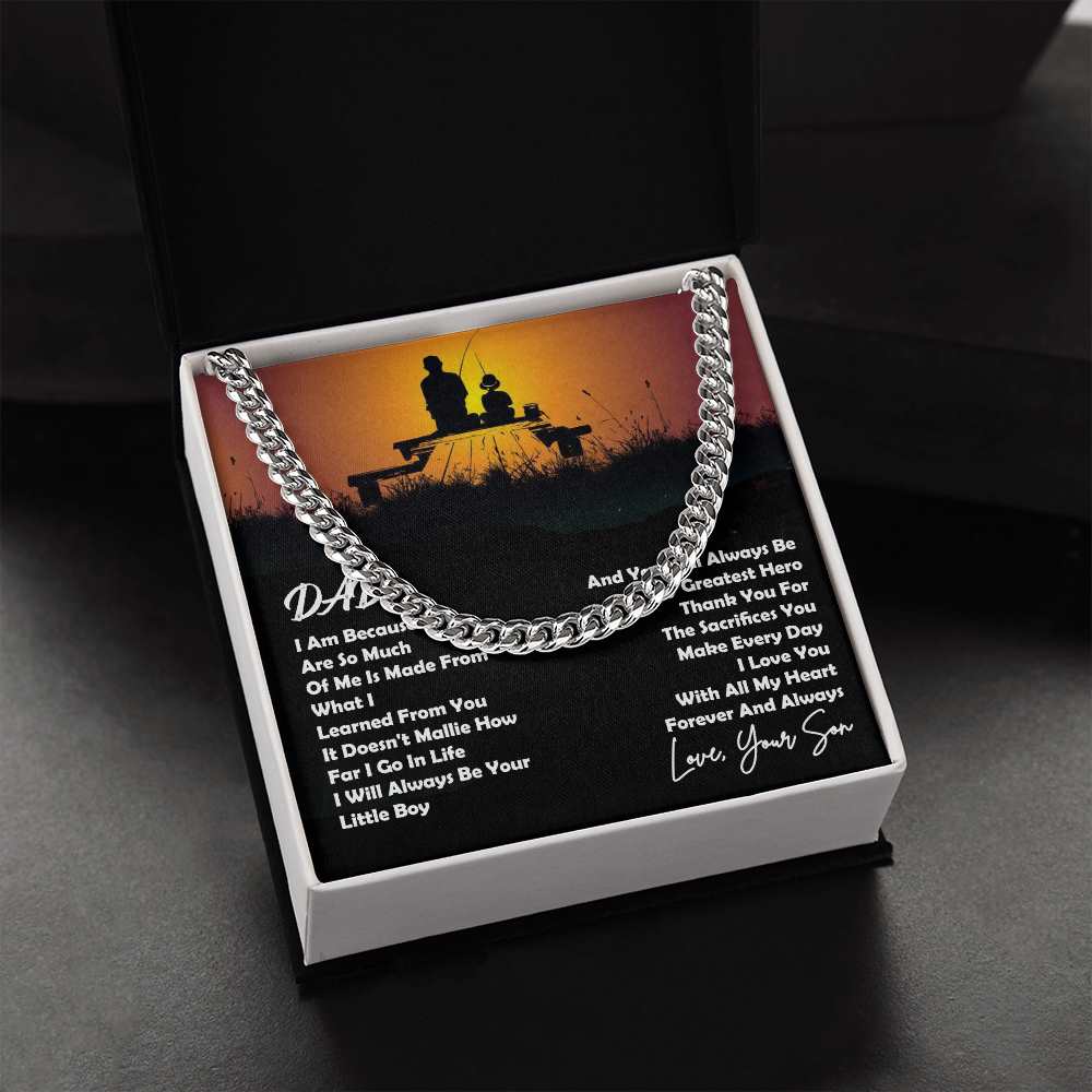 Cuban Linked Chain, Jewelry, Gift, Father, Dad
