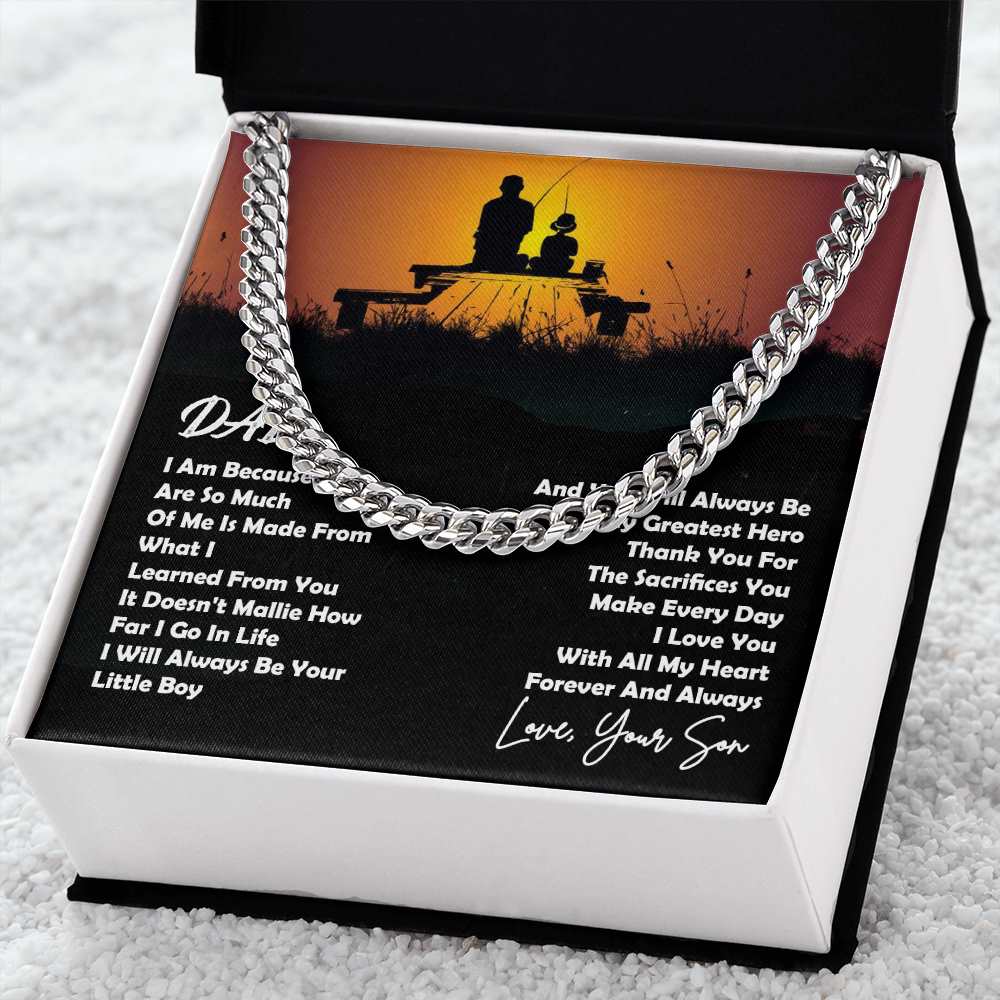 Cuban Linked Chain, Jewelry, Gift, Father, Dad