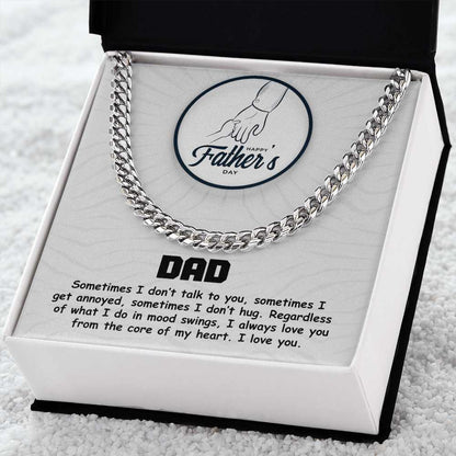 Cuban Linked Chain, Gift, Jewelry, Father's Day, Father, Dad
