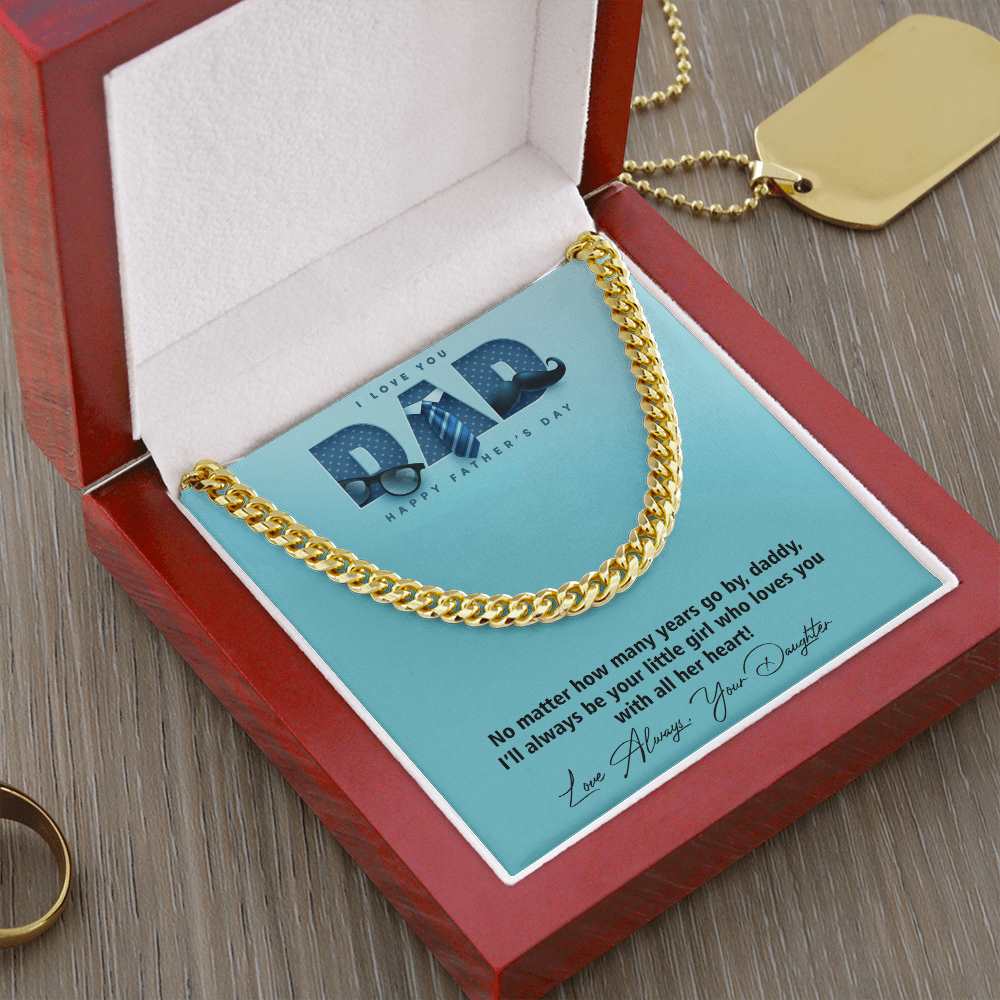Cuban Linked Chain, Jewelry, Gift, Father's Day, Fathers Day, Father, Dad