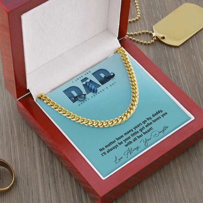 Cuban Linked Chain, Jewelry, Gift, Father's Day, Fathers Day, Father, Dad