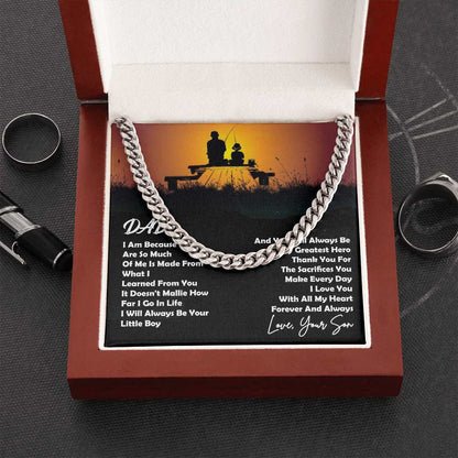 Cuban Linked Chain, Jewelry, Gift, Father, Dad