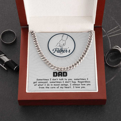 Cuban Linked Chain, Gift, Jewelry, Father's Day, Father, Dad