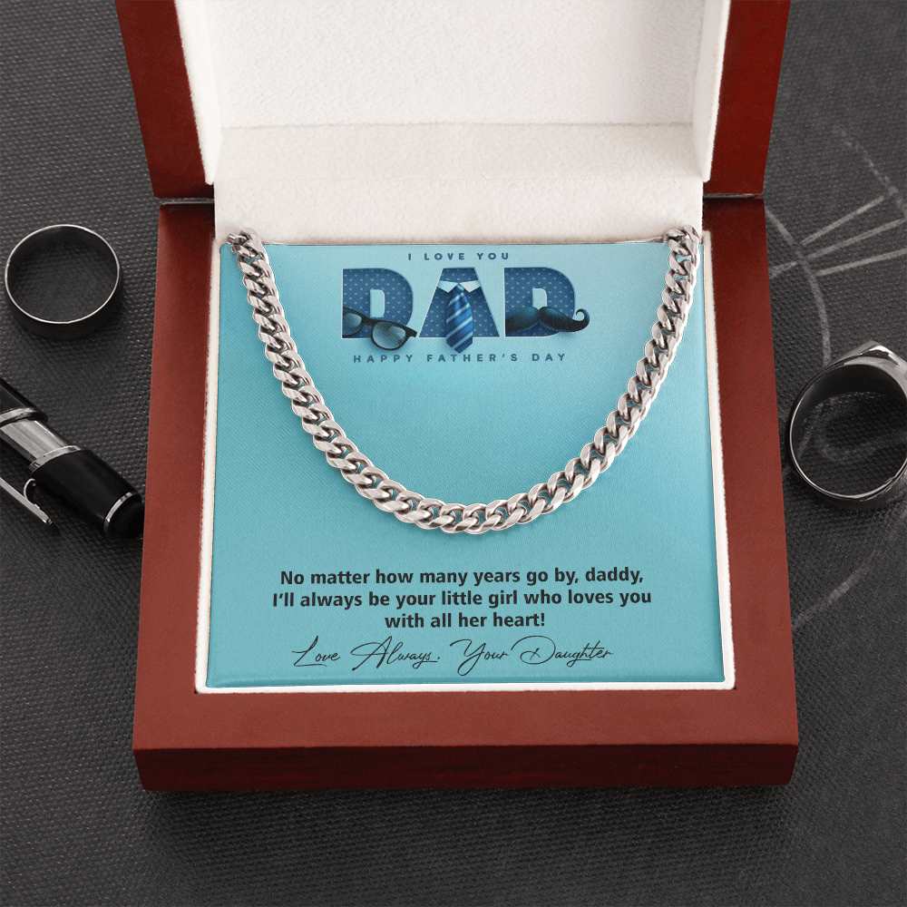 Cuban Linked Chain, Jewelry, Gift, Father's Day, Fathers Day, Father, Dad