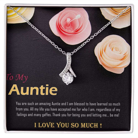 Alluring Beauty Necklace, Jewelry, Gift, To Auntie