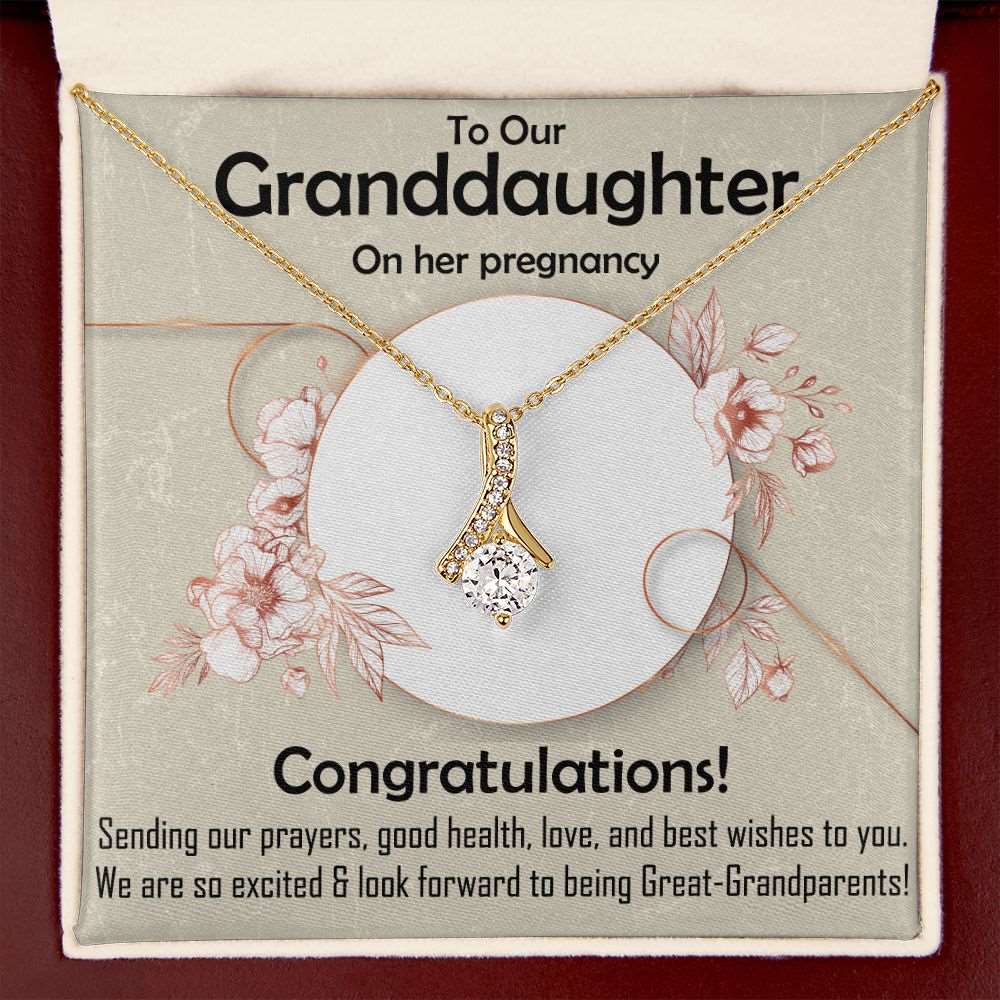 Alluring Beauty Necklace, Jewelry Gift, Granddaughter, Pregnancy, Congratulations