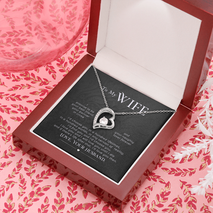 Jewelry Gift To my Wife, Forever Love Necklace - YERTIZZ.COM