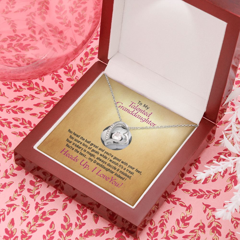 To My Talented Soccer Granddaughter, I Love You, Jewelry Gift - YERTIZZ.COM