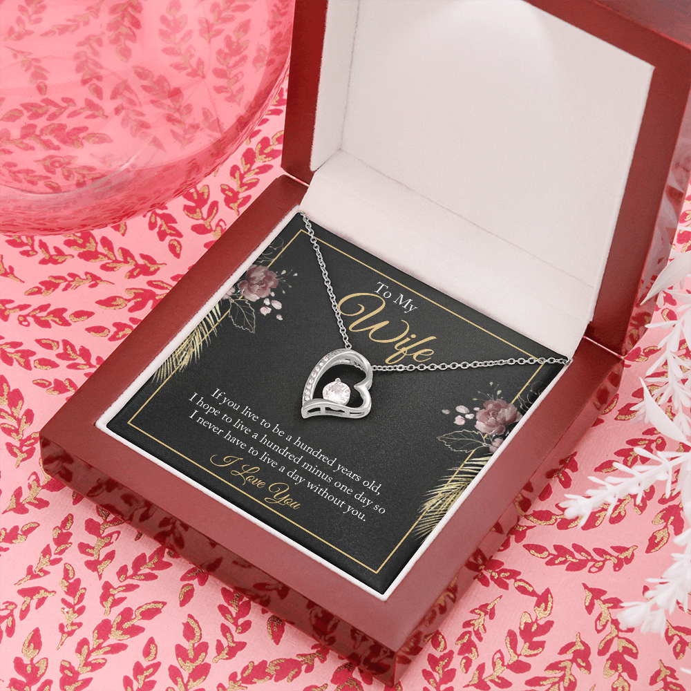 Forever Love Necklace To Wife, Gift, Jewelry - YERTIZZ.COM