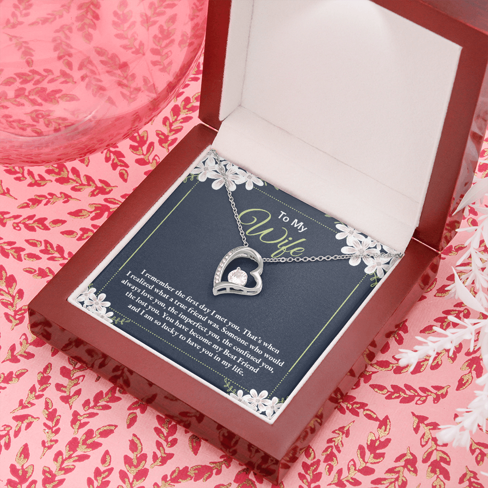 Forever Love Necklace To My Wife as Jewelry Gift - YERTIZZ.COM