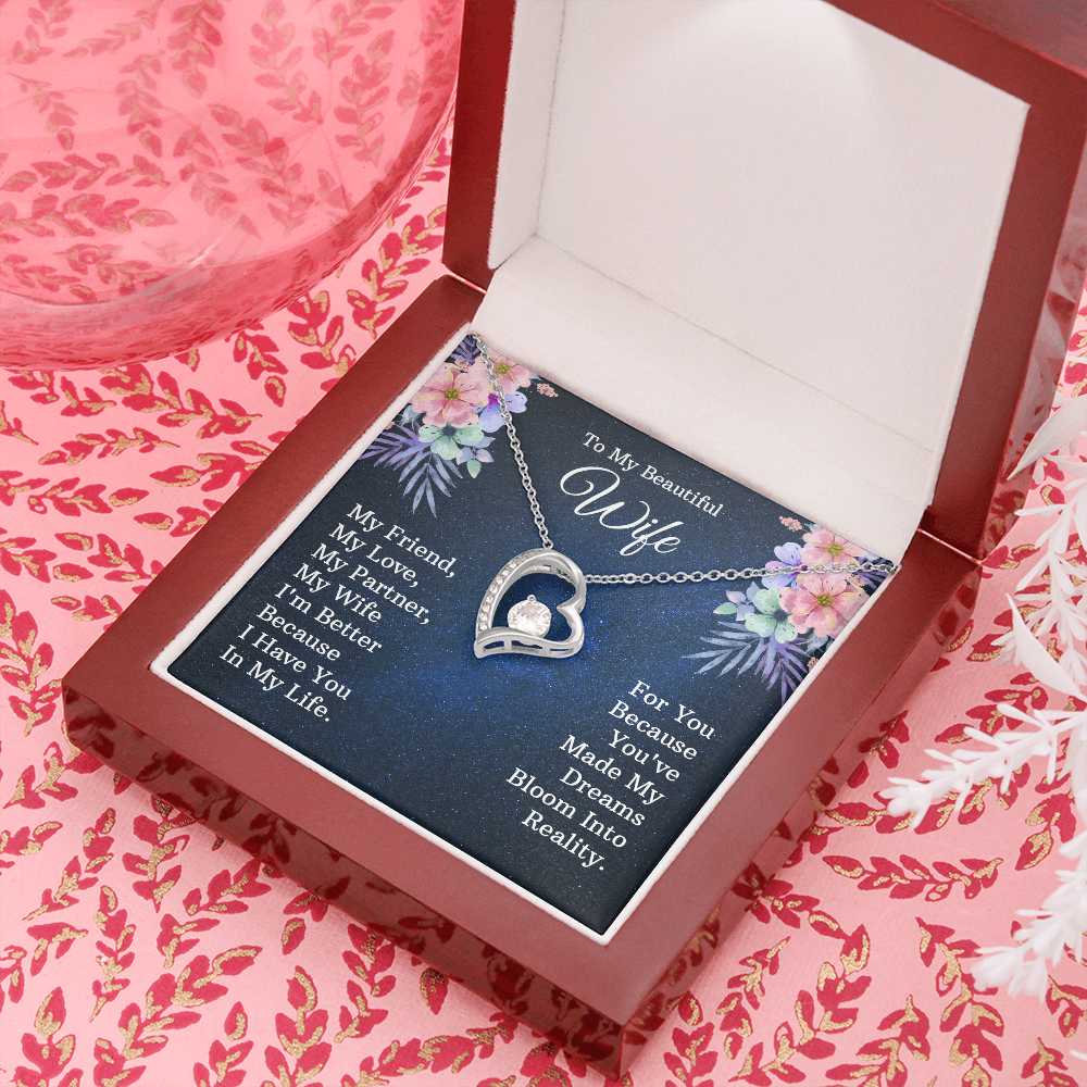 Forever Love Necklace, Gift, Jewelry, Wife, To Wife - YERTIZZ.COM