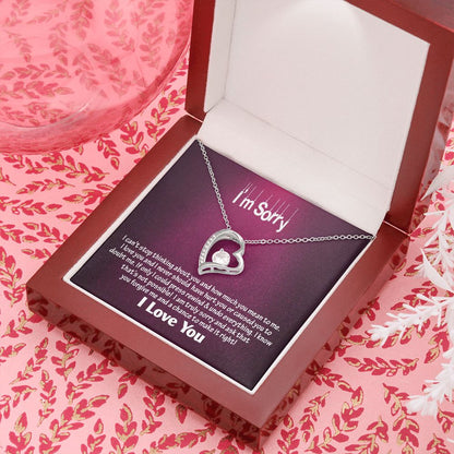 Am Sorry-I Love You, Forever Love Necklace, Jewelry, Gift - YERTIZZ.COM