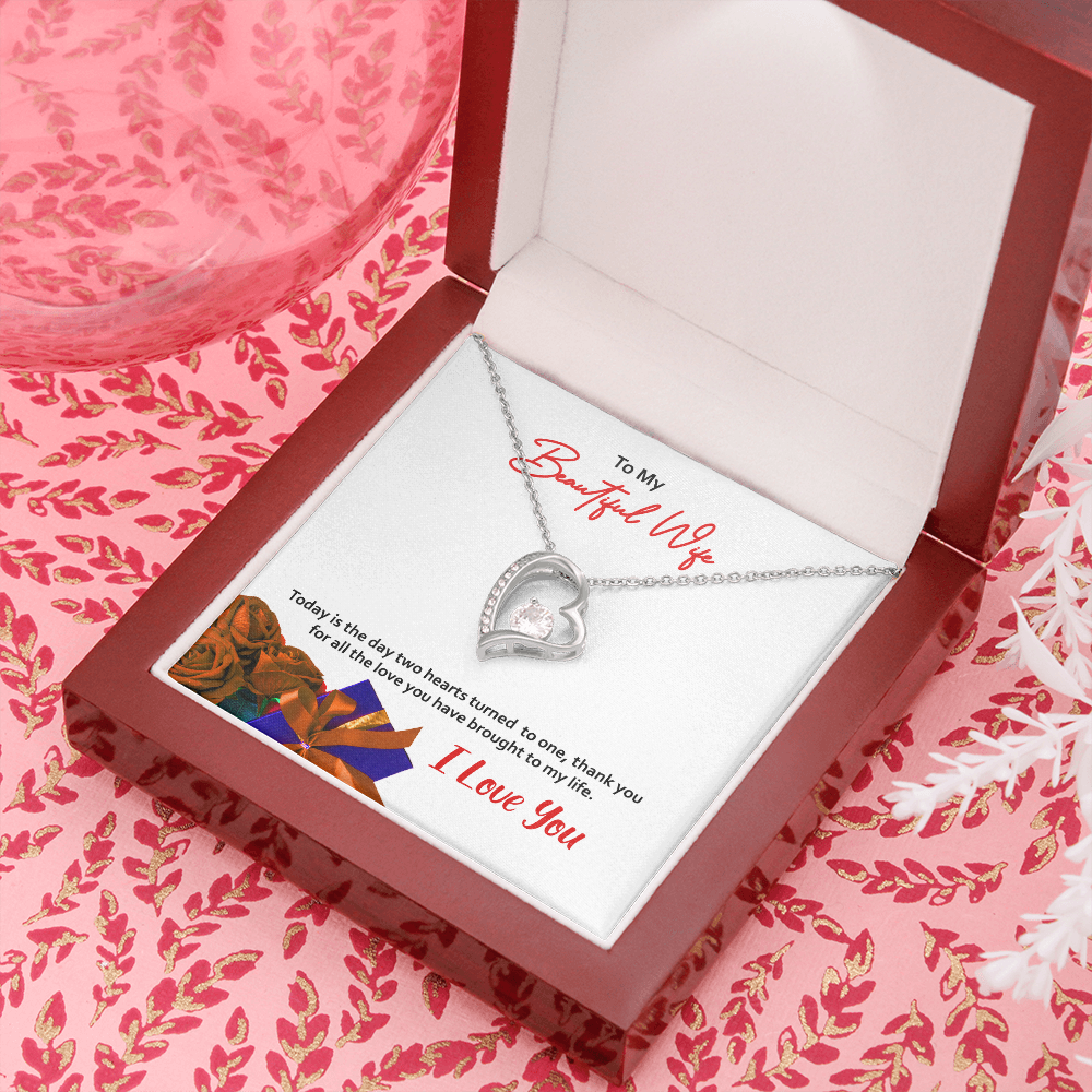 Forever Love Necklace, Gift, Jewelry, Wife, To Wife - YERTIZZ.COM