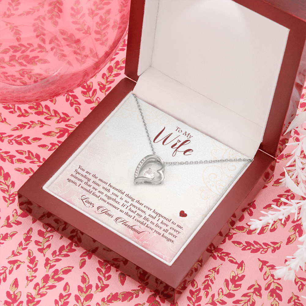 Forever Love Necklace, To My Wife, Jewelry Gift - YERTIZZ.COM