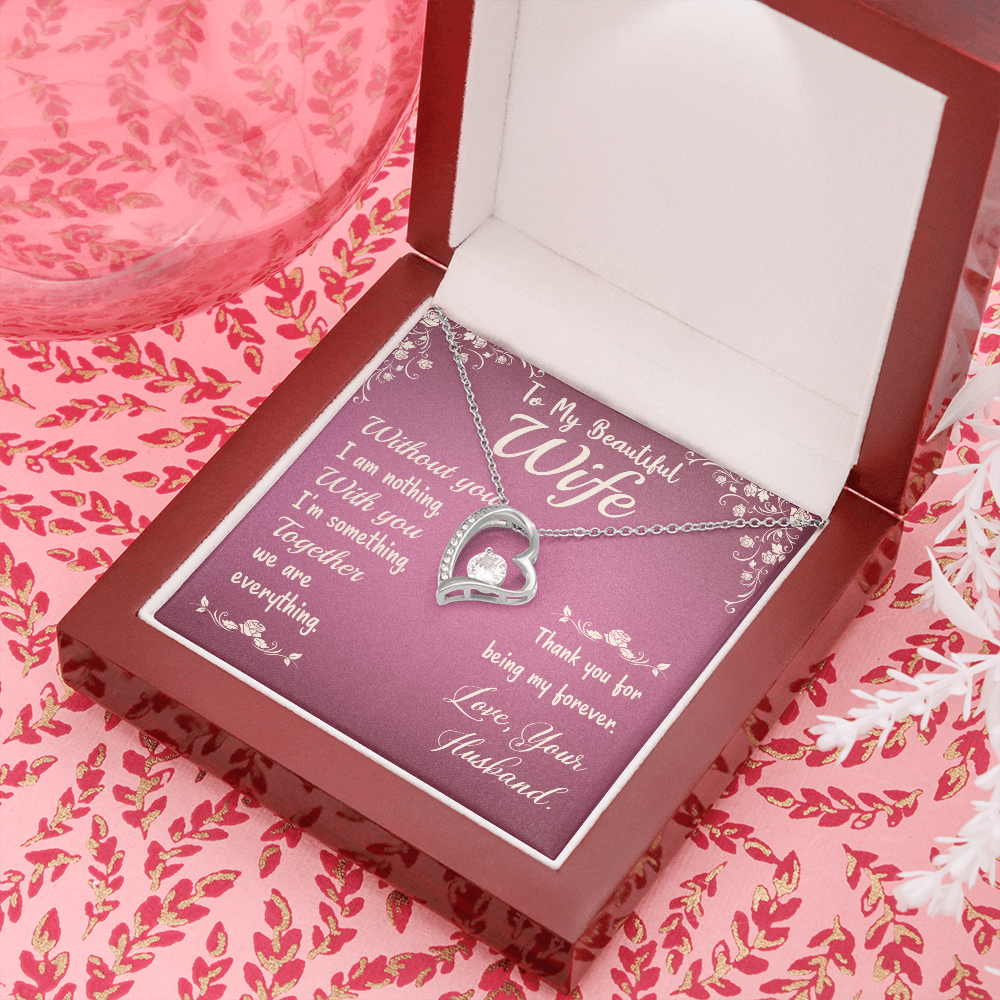 Wife, To Wife, Forever Love Necklace, Gift, Jewelry - YERTIZZ.COM