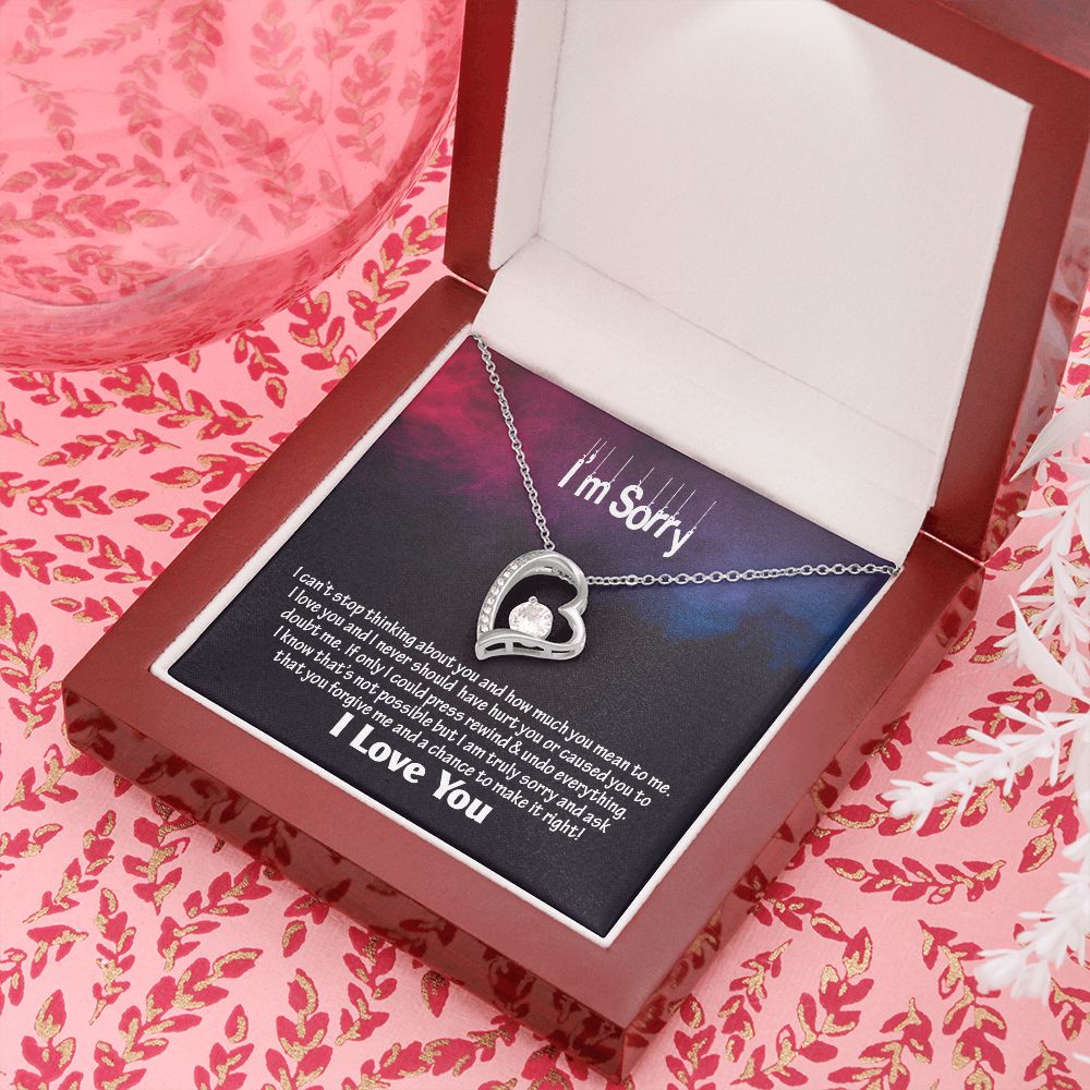 Am Sorry-I Love You, Forever Love Necklace, Jewelry, Gift - YERTIZZ.COM