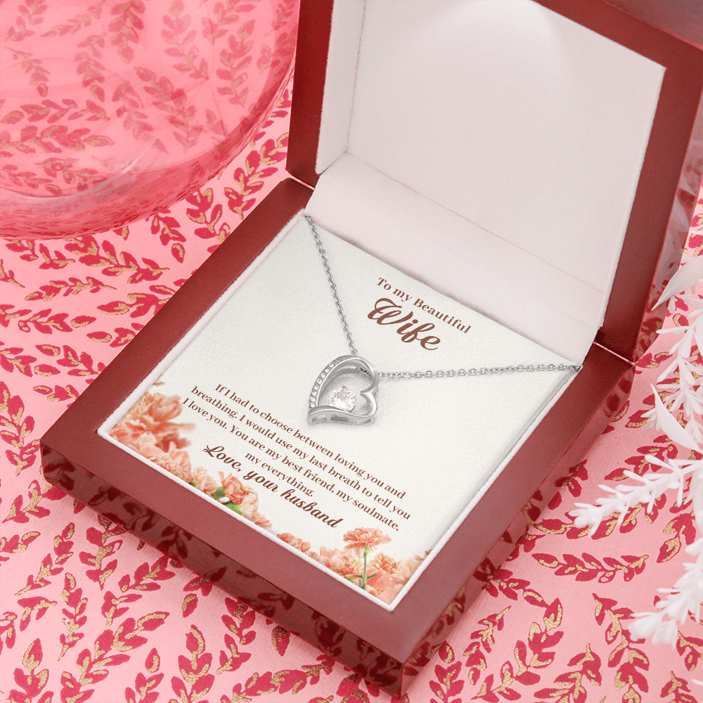 Forever Love Necklace, Gift, Jewelry, Wife, To Wife - YERTIZZ.COM