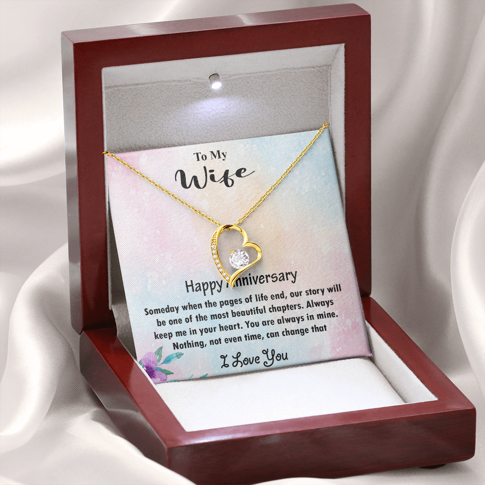 Forever Love Necklace, Gift, Jewelry, Anniversary, Wife, To Wife - YERTIZZ.COM
