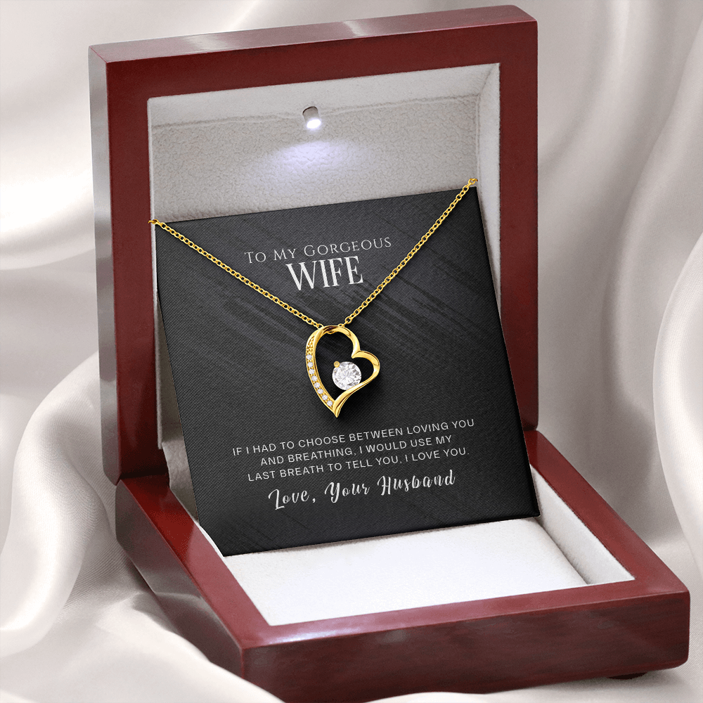Forever Love Necklace Jewelry Gift To Wife - YERTIZZ.COM