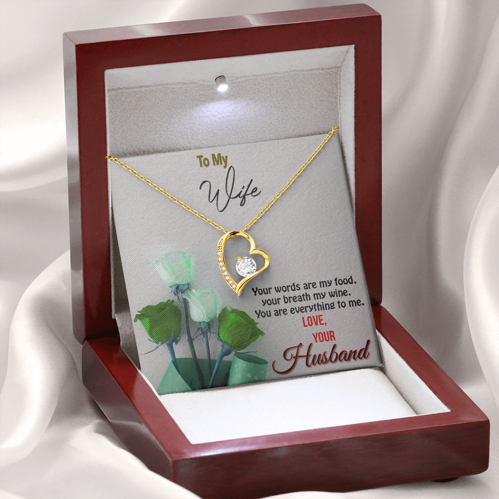 Forever Love Necklace, Gift, Jewelry, Wife, To Wife - YERTIZZ.COM