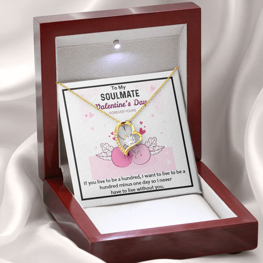 Forever Love Necklace, Valentines, Jewelry Gift, To My Soulmate - YERTIZZ.COM