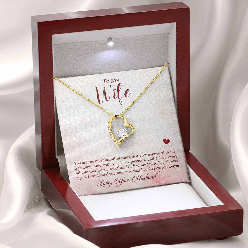Forever Love Necklace, To My Wife, Jewelry Gift - YERTIZZ.COM