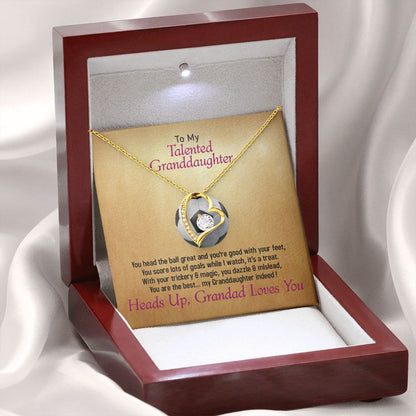 To My Talented Soccer Granddaughter, Jewelry Gift - YERTIZZ.COM